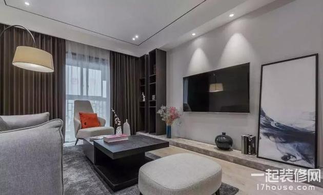 123平的现代风二居室,书房和衣帽间整合进主卧里! 123平的现代风二居室,书房和衣帽间整合进主卧里!